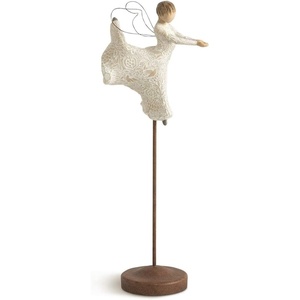 image:imageWillow Tree Song of Joy Angel Sculpted HandPainted Figure  Extends the Willow Tree Nativity Scene Designed by Artist Susan Lordi Heirloom Keepsake Display on Shelf or TableCypress Trees