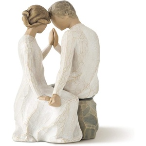 image:imageWillow Tree You and Me Sculpted HandPainted Figure  Cast from a Susan Lordi Original Carving Expression of Love and Caring Display on Shelf Table or Mantel Fitted Gift BoxAround You