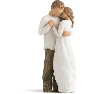 image:imageWillow Tree You and Me Sculpted HandPainted Figure  Cast from a Susan Lordi Original Carving Expression of Love and Caring Display on Shelf Table or Mantel Fitted Gift BoxPromise