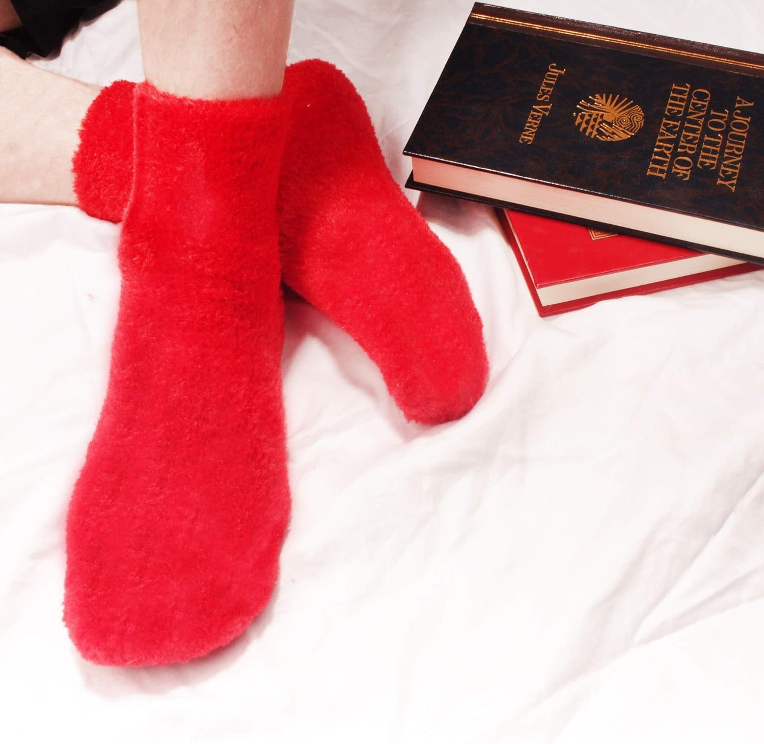 image:imageBambooMN Colorful Fuzzy Socks  Assorted Super Soft Warm Microfiber Comfy Home Socks  Value PackAssortment C6