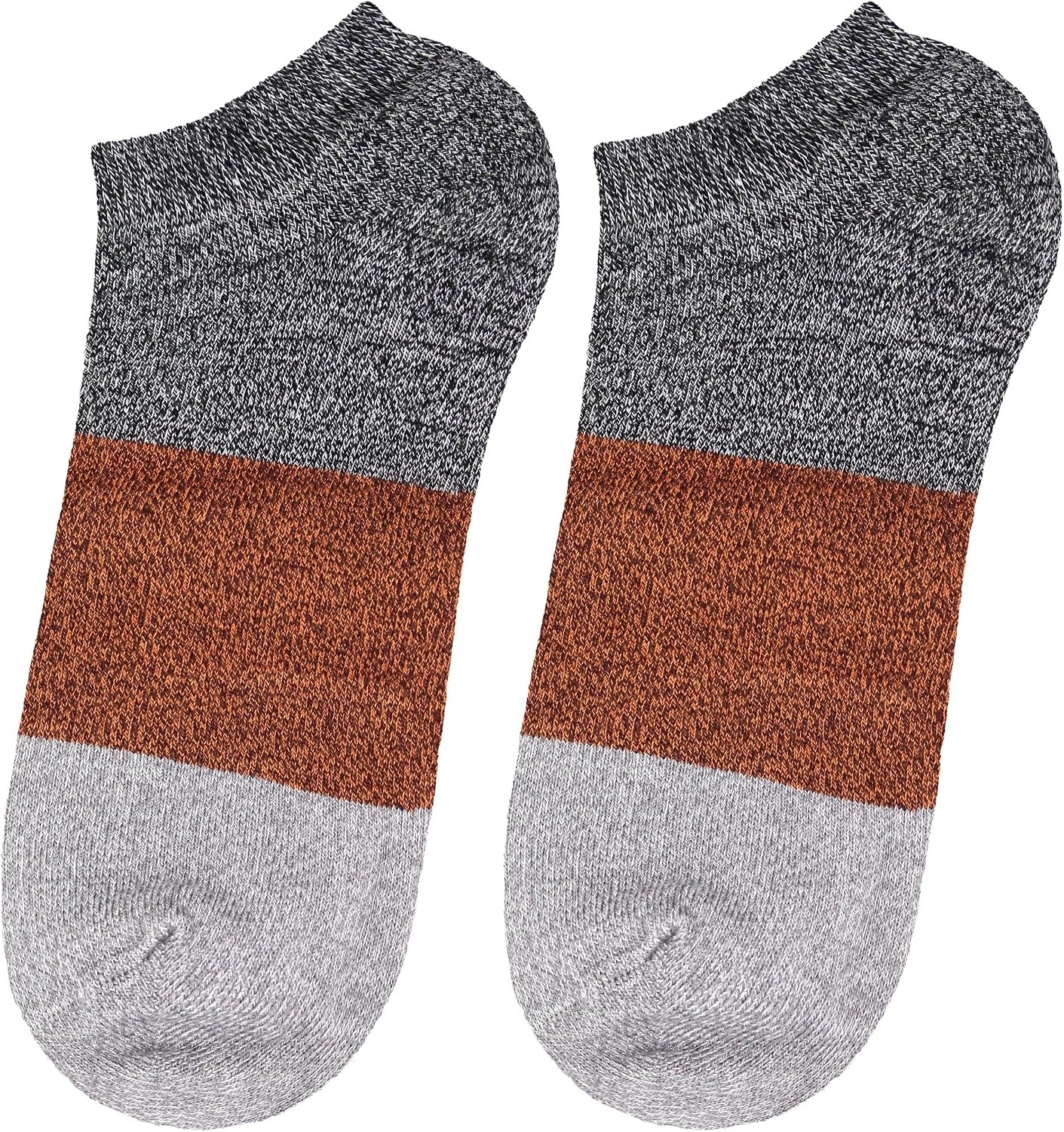 image:imageMens Bamboo Rayon Colored Superior Wicking Breathable Ankle Socks  2 Pair PacksMulticolor Black Red Grey