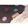 image:imageAdult Womens Super Soft Warm Fuzzy Cozy Winter Socks Beanie Pom Pom Hat and Mittens Set  1 SetCircle Dots