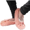 image:imageBambooMN Adult Soft Touch Tufted NonSlip SlipOn Lined Indoor Travel Cozy House Slippers03 Pink