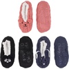 image:imageBambooMN Adult Women Soft Warm Cozy Fancy Yarn Slippers NonSlip Lined Socks Indoor Comfy House Travel SlippersAnimal C