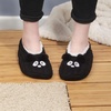 image:imageBambooMN Adult Women Soft Warm Cozy Fancy Yarn Slippers NonSlip Lined Socks Indoor Comfy House Travel SlippersAnimal D