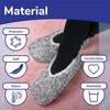 image:imageBambooMN Adult Women Soft Warm Cozy Fancy Yarn Slippers NonSlip Lined Socks Indoor Comfy House Travel SlippersCozy 3a