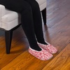 image:imageBambooMN Adult Women Soft Warm Cozy Fancy Yarn Slippers NonSlip Lined Socks Indoor Comfy House Travel SlippersCozy 3b