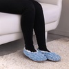 image:imageBambooMN Adult Women Soft Warm Cozy Fancy Yarn Slippers NonSlip Lined Socks Indoor Comfy House Travel SlippersCozy 3d