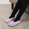 image:imageBambooMN Adult Women Soft Warm Cozy Fancy Yarn Slippers NonSlip Lined Socks Indoor Comfy House Travel SlippersCozy 6a