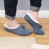 image:imageBambooMN Adult Women Soft Warm Cozy Fancy Yarn Slippers NonSlip Lined Socks Indoor Comfy House Travel SlippersFancy B
