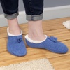 image:imageBambooMN Adult Women Soft Warm Cozy Fancy Yarn Slippers NonSlip Lined Socks Indoor Comfy House Travel SlippersFancy F