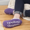 image:imageBambooMN Adult Women Soft Warm Cozy Fancy Yarn Slippers NonSlip Lined Socks Indoor Comfy House Travel SlippersFancy F