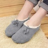 image:imageBambooMN Adult Women Soft Warm Cozy Fancy Yarn Slippers NonSlip Lined Socks Indoor Comfy House Travel SlippersFancy a