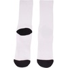 image:imageBambooMN Blank Sublimation Socks  Performance Crew Socks  12 PairsBlack Sole  Crew