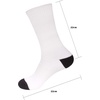 image:imageBambooMN Blank Sublimation Socks  Performance Crew Socks  12 PairsBlack Toe and Heel  Crew