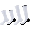 image:imageBambooMN Blank Sublimation Socks  Performance Crew Socks  12 PairsWhite  Knee High