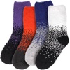 image:imageBambooMN Colorful Fuzzy Socks  Assorted Super Soft Warm Microfiber Comfy Home Socks  Value PackAssortment 4e