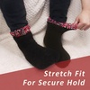image:imageBambooMN Colorful Fuzzy Socks  Assorted Super Soft Warm Microfiber Comfy Home Socks  Value PackAssortment A1 4 Pairs