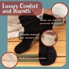 image:imageBambooMN Colorful Fuzzy Socks  Assorted Super Soft Warm Microfiber Comfy Home Socks  Value PackAssortment D