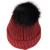 image:imageBambooMN Cozy Winter Christmas Theme Hat02 Maroon Beanie