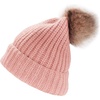 image:imageBambooMN Cozy Winter Christmas Theme Hat04 Pink Beanie