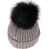 image:imageBambooMN Cozy Winter Christmas Theme Hat05 Dark Grey Beanie
