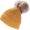 image:imageBambooMN Cozy Winter Christmas Theme Hat06 Mustard Yellow Beanie