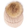 image:imageBambooMN Cozy Winter Christmas Theme Hat09 Beige Beanie