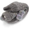 image:imageBambooMN Extra Thick Cozy Fuzzy Animal Thermal Cabin Plush Fleecelined Knitted Crew SocksColor 02 Colorful Grey