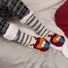 image:imageBambooMN Extra Thick Cozy Fuzzy Animal Thermal Cabin Plush Fleecelined Knitted Crew SocksThermal  Asst J