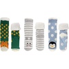 image:imageBambooMN Extra Thick Cozy Fuzzy Animal Thermal Cabin Plush Fleecelined Knitted Crew SocksThermal  Asst M