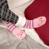 image:imageBambooMN Extra Thick Cozy Fuzzy Animal Thermal Cabin Plush Fleecelined Knitted Crew SocksThermal  Asst P