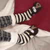 image:imageBambooMN Extra Thick Cozy Fuzzy Animal Thermal Cabin Plush Fleecelined Knitted Crew SocksThermal  Asst P