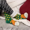 image:imageBambooMN Extra Thick Cozy Fuzzy Animal Thermal Cabin Plush Fleecelined Knitted Crew SocksThermal  Giraffe 39
