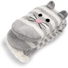 image:imageBambooMN Extra Thick Cozy Fuzzy Animal Thermal Cabin Plush Fleecelined Knitted Crew SocksThermal  Mouse 37