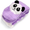 image:imageBambooMN Extra Thick Cozy Fuzzy Animal Thermal Cabin Plush Fleecelined Knitted Crew SocksThermal  Panda