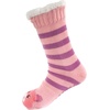 image:imageBambooMN Extra Thick Cozy Fuzzy Animal Thermal Cabin Plush Fleecelined Knitted Crew SocksThermal  Pink Pig 31