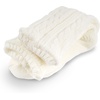 image:imageBambooMN Extra Thick Cozy Fuzzy Animal Thermal Cabin Plush Fleecelined Knitted Crew SocksThermal  White 1pr