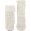 image:imageBambooMN Extra Thick Soft Cozy Fuzzy Thermal Cabin Plush Fleecelined Fur Cuff Knitted Crew SocksThermal  Asst D