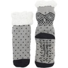 image:imageBambooMN Extra Thick Soft Cozy Fuzzy Thermal Cabin Plush Fleecelined Fur Cuff Knitted Crew SocksThermal  Asst F