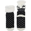 image:imageBambooMN Extra Thick Soft Cozy Fuzzy Thermal Cabin Plush Fleecelined Fur Cuff Knitted Crew SocksThermal  Asst F