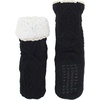 image:imageBambooMN Extra Thick Soft Cozy Fuzzy Thermal Cabin Plush Fleecelined Fur Cuff Knitted Crew SocksThermal  Asst H
