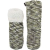 image:imageBambooMN Extra Thick Soft Cozy Fuzzy Thermal Cabin Plush Fleecelined Fur Cuff Knitted Crew SocksThermal  Asst I