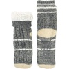image:imageBambooMN Extra Thick Soft Cozy Fuzzy Thermal Cabin Plush Fleecelined Fur Cuff Knitted Crew SocksThermal  Asst a