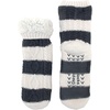 image:imageBambooMN Extra Thick Soft Cozy Fuzzy Thermal Cabin Plush Fleecelined Fur Cuff Knitted Crew SocksThermal  Color 01a