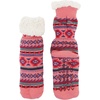 image:imageBambooMN Extra Thick Soft Cozy Fuzzy Thermal Cabin Plush Fleecelined Fur Cuff Knitted Crew SocksThermal  Color 08c