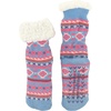 image:imageBambooMN Extra Thick Soft Cozy Fuzzy Thermal Cabin Plush Fleecelined Fur Cuff Knitted Crew SocksThermal  Color 09c