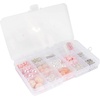 image:imageBambooMN JubileeYarn Bead Kit  Assortment 208 Orange Chrome Heart  600pcsPageant Pink  Assortment 221