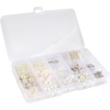 image:imageBambooMN JubileeYarn Bead Kit  Assortment 208 Orange Chrome Heart  600pcsWhite Charm  Assortment 206