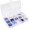 image:imageBambooMN JubileeYarn Bead Kit  Assortment 211 Cosmic Black  600pcsBlue Charm  Assortment 223